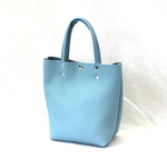 本革ハンドバッグ　スカイブルー　Hand bag  Skyblue