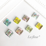 カラフルflowerタイルset＊/ピアス/イヤリング