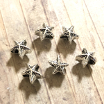 ヒトデ アクセント パーツ 10.5mm×11mm 6個セット