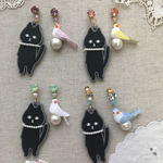 エミネコ×はとちゅん『捕食関係』セミオーダーピアス／イヤリング