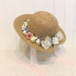 赤毛のアンの帽子：ワイルドローズの花畑 