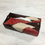 本革 ソフトパックティッシュケース