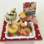hand made ミニチュアドールハウス 丸ごとフルーツゼリーセット