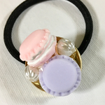 【日頃の感謝価格】マカロンゆめかわカラーヘアゴム 