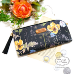 【即納】 リバティ・イルマ Black[LA] L字ファスナー 長財布