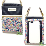 入れたままスマホポーチ  プティフルール♡ネイビー