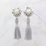 Flower tassel pierce 淡水パール