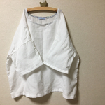 ＊数量限定＊ゆったり【コットンホワイトレース】バタフライブラウス