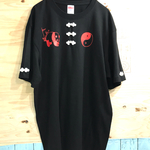 チャイナTシャツ赤パンダ