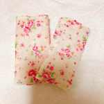 抱っこ紐用よだれカバー《ピンク小花柄》