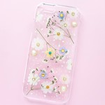押し花のiPhoneケース -  可憐 - pure＊