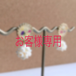 【お客様専用】小花が彩るピアス/イヤリング