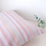 北欧ノルディック柄調 クッションカバー【 45cm×45cm / ﾚｯﾄﾞ】