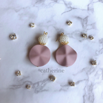 可愛い♥︎ピンク×パールのピアス 金属アレルギー対応
