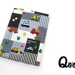 sako3024様専用【ブックカバー】☆働く車・黒☆