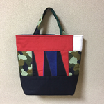 ★送料無料❤︎パッチワークのトートバッグＡ❤︎ハンドメイド