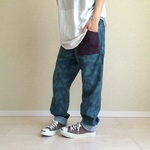 【SALE！30%OFF】綿のゆるパンツ+005(グリーン)