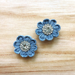 再…販✴︎Marine＆Vintageデニムイヤリング✴︎和