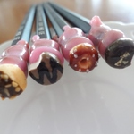 いちごチョコ鉛筆4本セット♪ワンコイン・A