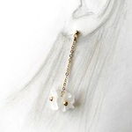 ゆらゆらお花　ピアス