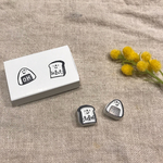 おにぎり&パンの連絡帳はんこセット