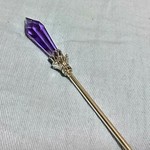 クリスタルかんざし(紫)