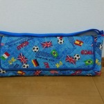 ピアニカケース　【サッカーと国旗柄】