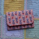 ぺたんこカードケース　鳥かご