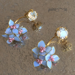 涼やかな   紫陽花ピアス