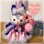 ステラルー♡ピンク×パープルお花たくさんドレス♡*