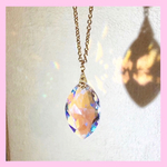 希少＊少量入荷‼︎大粒SWAROVSKI オーバルシェイプ型♡ロングネックレス