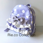 Hasu Sakura様専用page♡  リュックサック♡ kids size ♡ ラベンダー♡ 2歳〜対応♡ 通園バッグに 遠足に♡ マチ深めtype♡