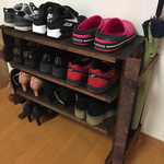 靴箱 3段受け棚タイプ(210/150/150)オプションセット品 