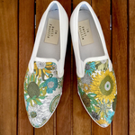 『LIBERTY-green×slip-on』素足で履きたくなる靴○名入れ&おそろい可
