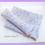 ◇◆Special Price◆◇　LIBERTY　Tatum　テイタム　18L　クリアポケットポーチ　Ａ５サイズ　&　ペンケースセット