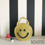 【送料込み】ニコちゃんラウンドバッグ☺︎mini