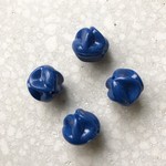 15mmx4 vintage アクリル ラウンド カーブ ビーズ ネイビー