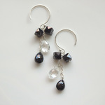 Silver925×monotone jewel×topaz&spinel
