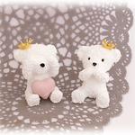 愛の告白♡テディベア アロマストーン  2体セット♡