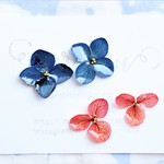 hydrangea ♡　ピアス/樹脂ノンホールピアス（イヤリング）