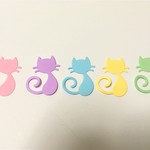 小さな猫のアルバム素材10色