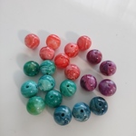 アクリルビーズ パーツ ピアス ハンドメイド アクリル マーブル 丸