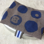 保冷剤入れつきランチベルト　 はりねずみ・渋茶