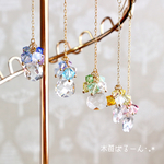 【イヤリング】雨の色＊ロングタイプ