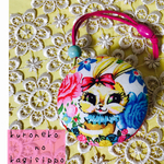 レトロなマカロン＊イヤホンケース(うさぎ)