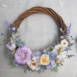 Lune Bonheur Lavande＊ラベンダー＊ボタニカルハーフリース＊プリザーブドフラワー＊リース＊お花＊ギフト＊誕生日＊記念日＊お祝い＊父の日＊結婚祝い
