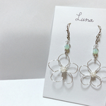 ＊Flower pierce＊silver