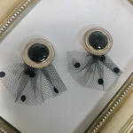 チュール✖️ブラックカボション