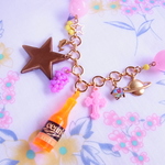 【２色】キッチュな宇宙カクテルネックレス