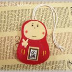 想いを伝える♪だるまさんお守り【完成品】必勝・ピースサイン